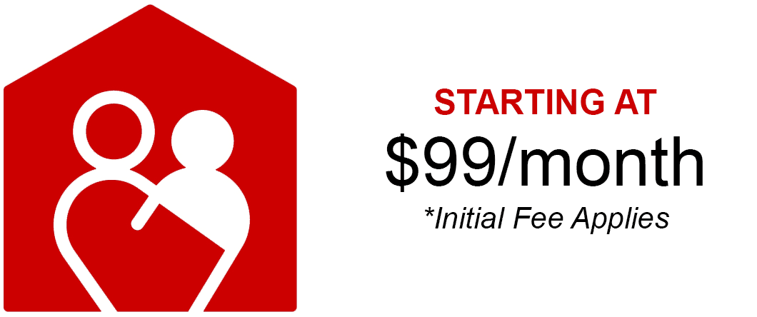 Healthy Homes Premium bundle, starting at $139 monthly, initial fee applies.